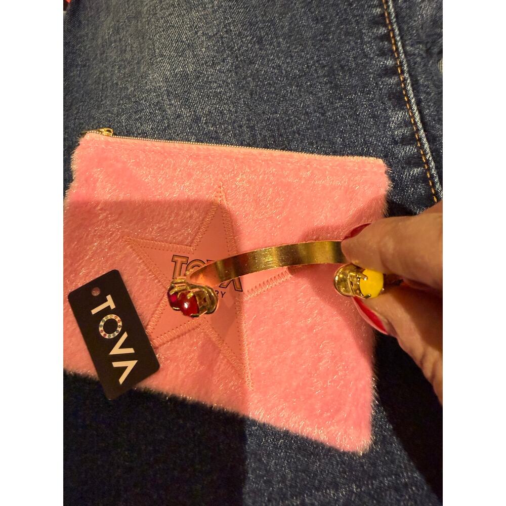 TOVA Kiki Cuff in Ombre Pink Multicolor NWT - Picture 12 of 13